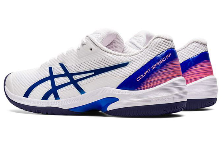 (WMNS) ASICS Court Speed FF 'White Blue' 1042A080-106