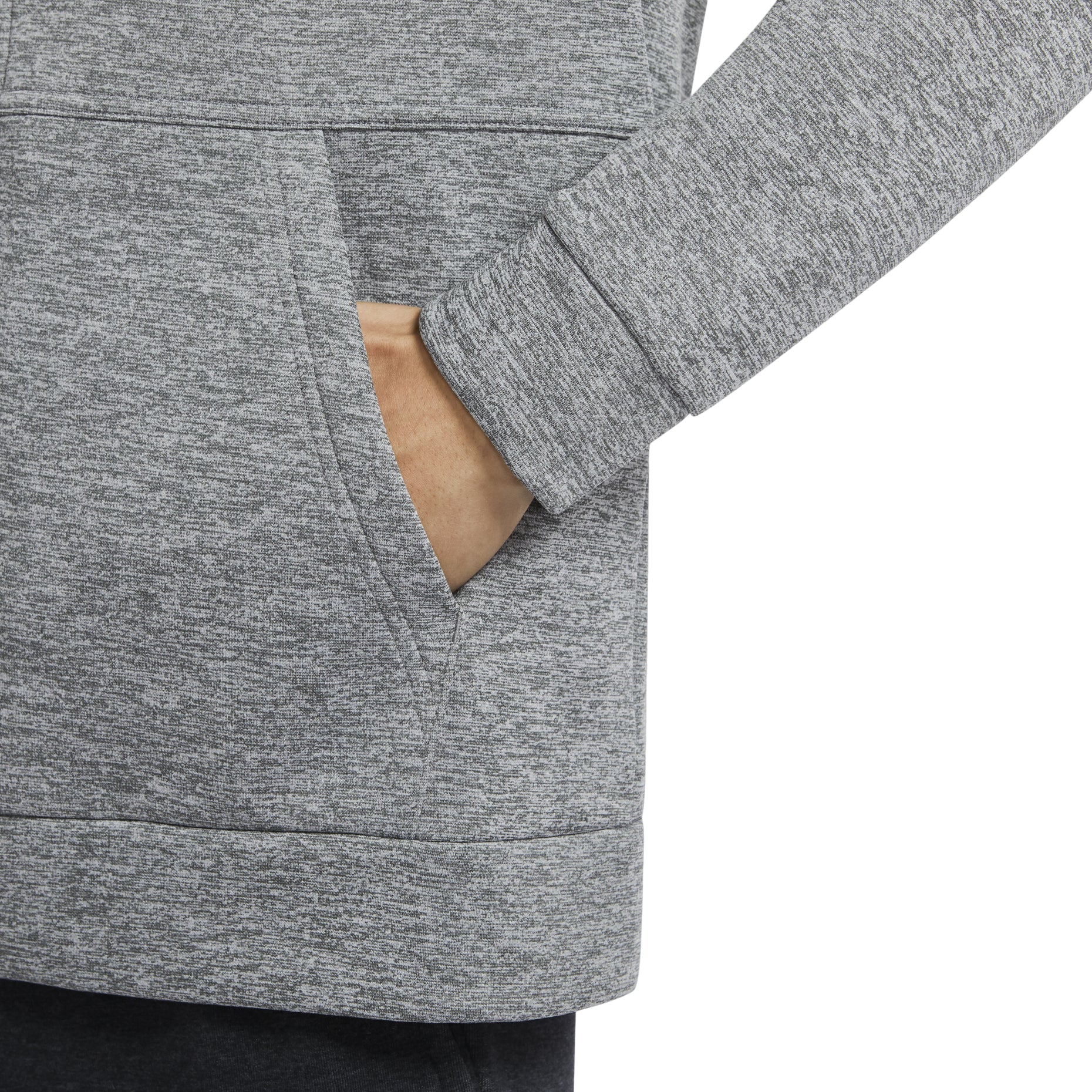 Men's Nike Therma Casual Sports Cardigan Training Fleece Lined Hooded Jacket Gray CU6232-063