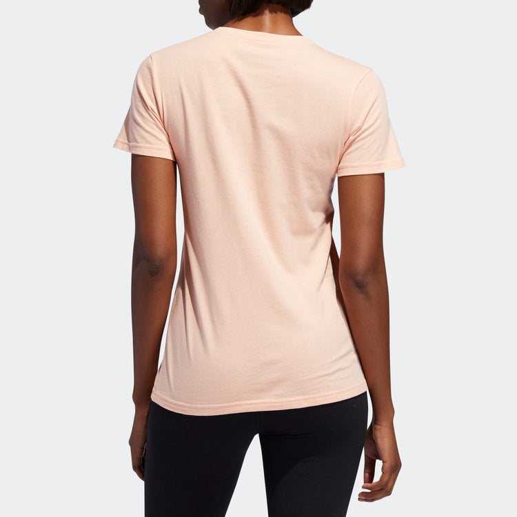 (WMNS) adidas Logo Tee 'Pink' ED8145