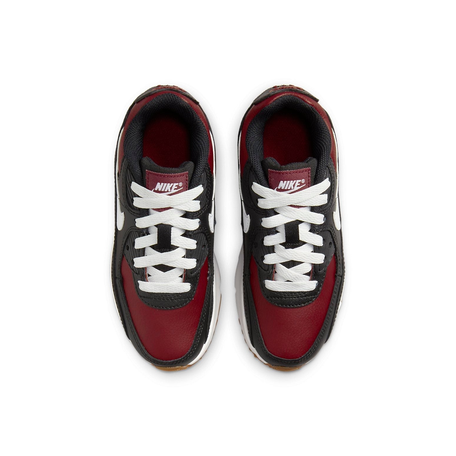 (PS) Nike Air Max 90 'Black Team Red Gum Light Brown White' CD6867-024