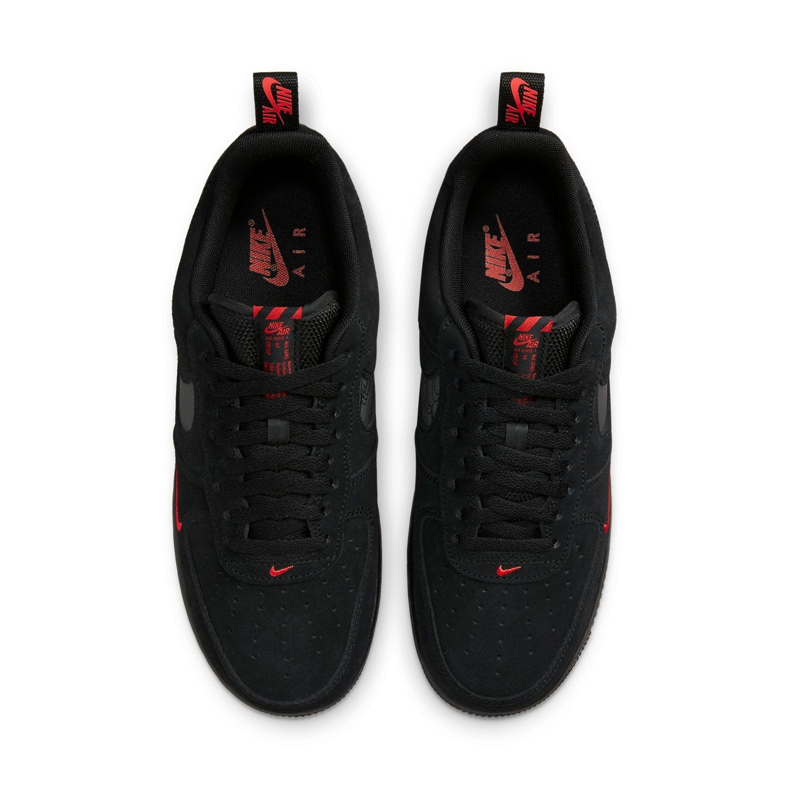 Nike Air Force 1 Low '07 LV8 'Multi-Swoosh Black Crimson' DZ4514-001