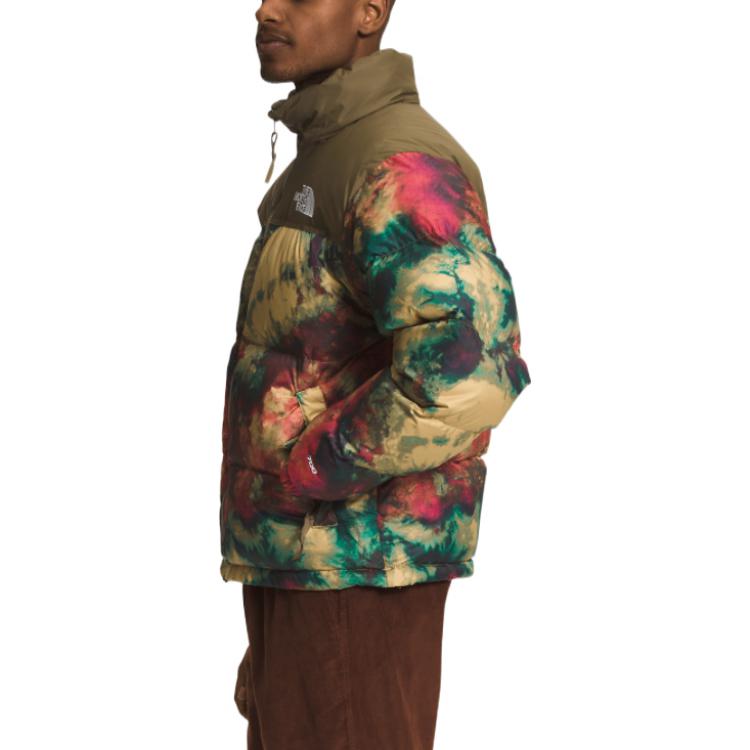 THE NORTH FACE 1996 Retro Nuptse Jacket ANTELOPE TAN ICE DYE PRINT NF0A5IX4-94B