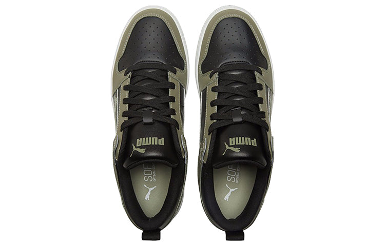PUMA Rebound Layup Locamo Casual Sneakers Black/Green/White 368876-02