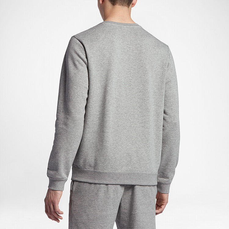 Nike Casual Sports Loose Round Neck Pullover Gray 804343-063
