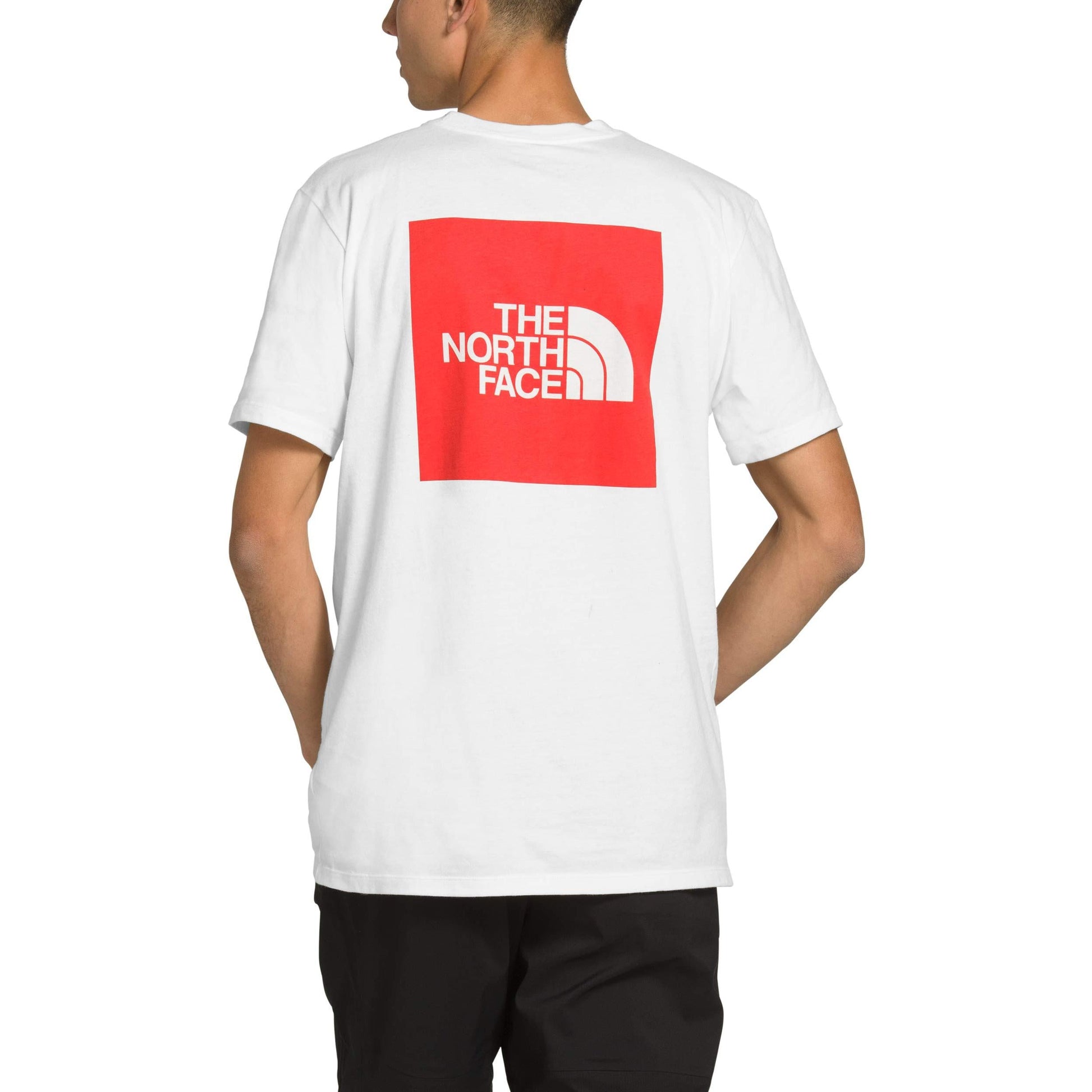 THE NORTH FACE Box Classic Back Large Logo Short Sleeve Couple Style White NF0A4M4RFN4
