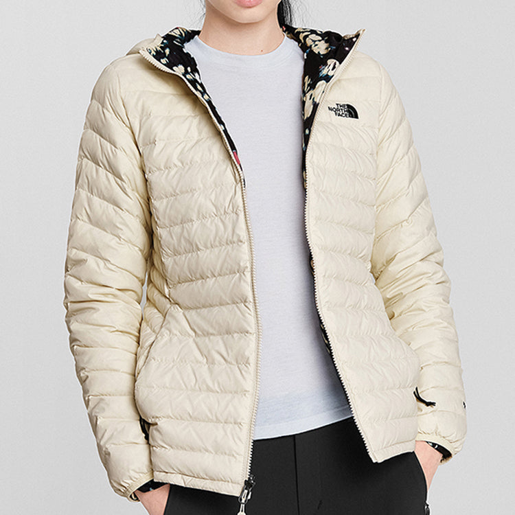 (WMNS) THE NORTH FACE Hooded Jacket 'White' 4NFC-11P