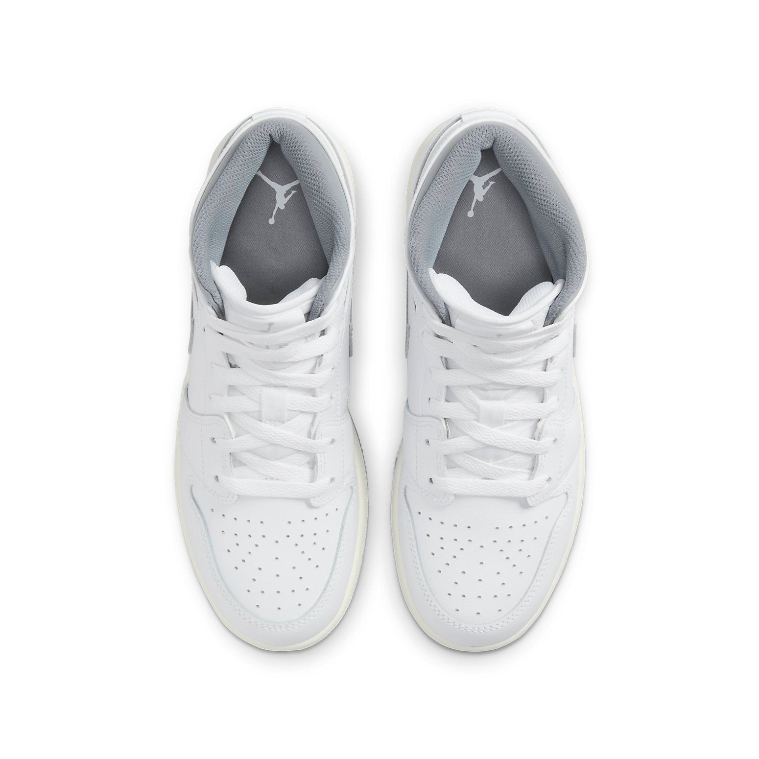 (GS) Air Jordan 1 Mid 'Neutral Grey' 554725-135