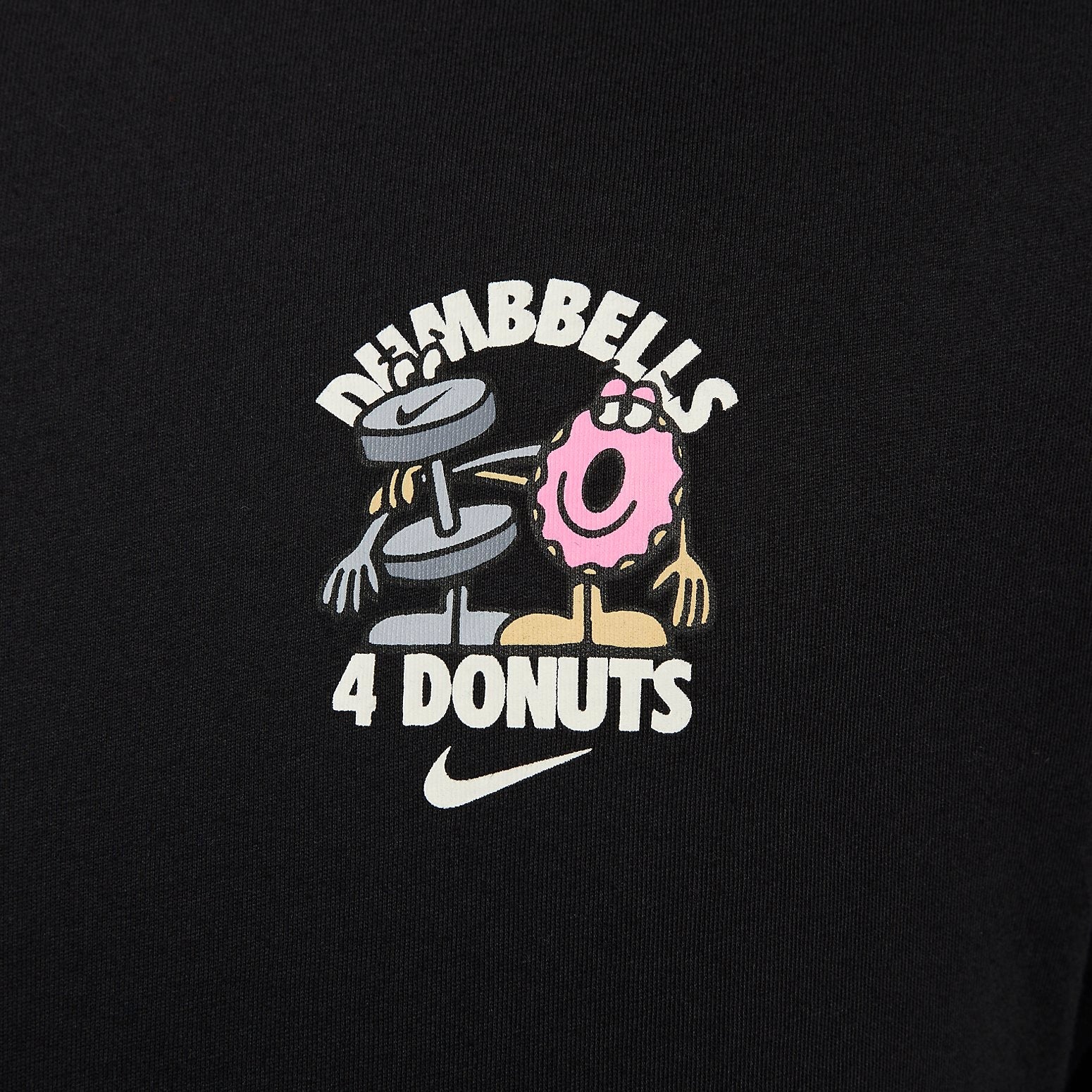NIKE DRI-FIT Dumbbell Donut Short Sleeve 'Black' FD0139-010