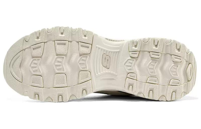 (WMNS) Skechers D'LITES 1.0 'White Blue' 896202-NTBL