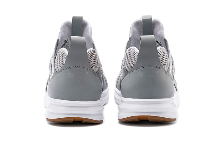 PUMA Enzo Knit Low-top Running Shoes Grey/White 191635-06