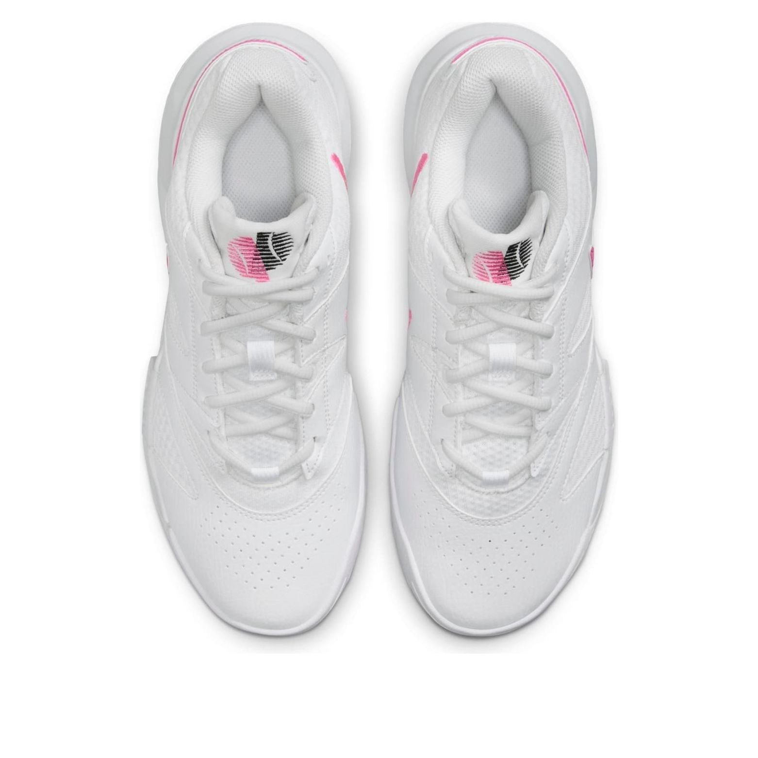 (WMNS) NikeCourt Lite 4 'White Black Playful Pink' FD6575-108