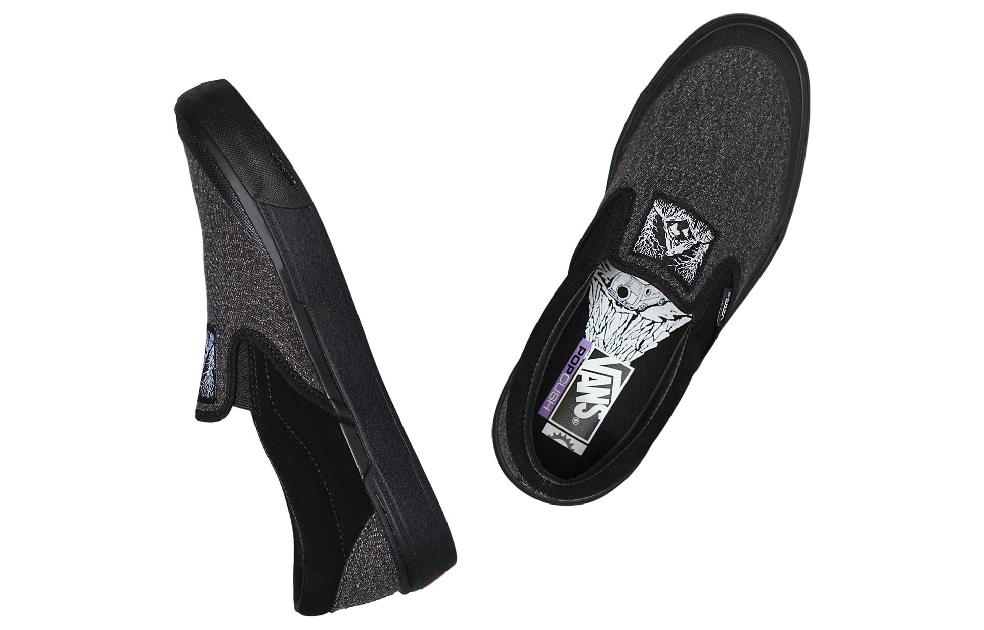 Vans x Fast And Loose Bmx Slip-on 'Black White' VN0005V1BLA