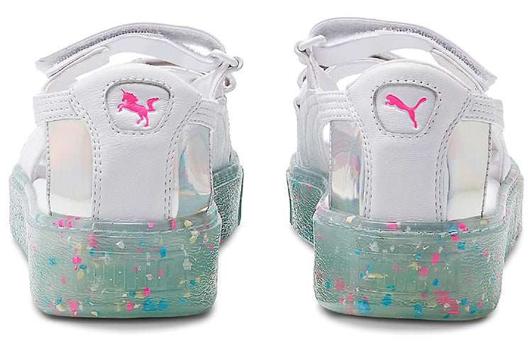 (WMNS) PUMA x Sophia Webster Platform Sandals White/Pink 364703-01
