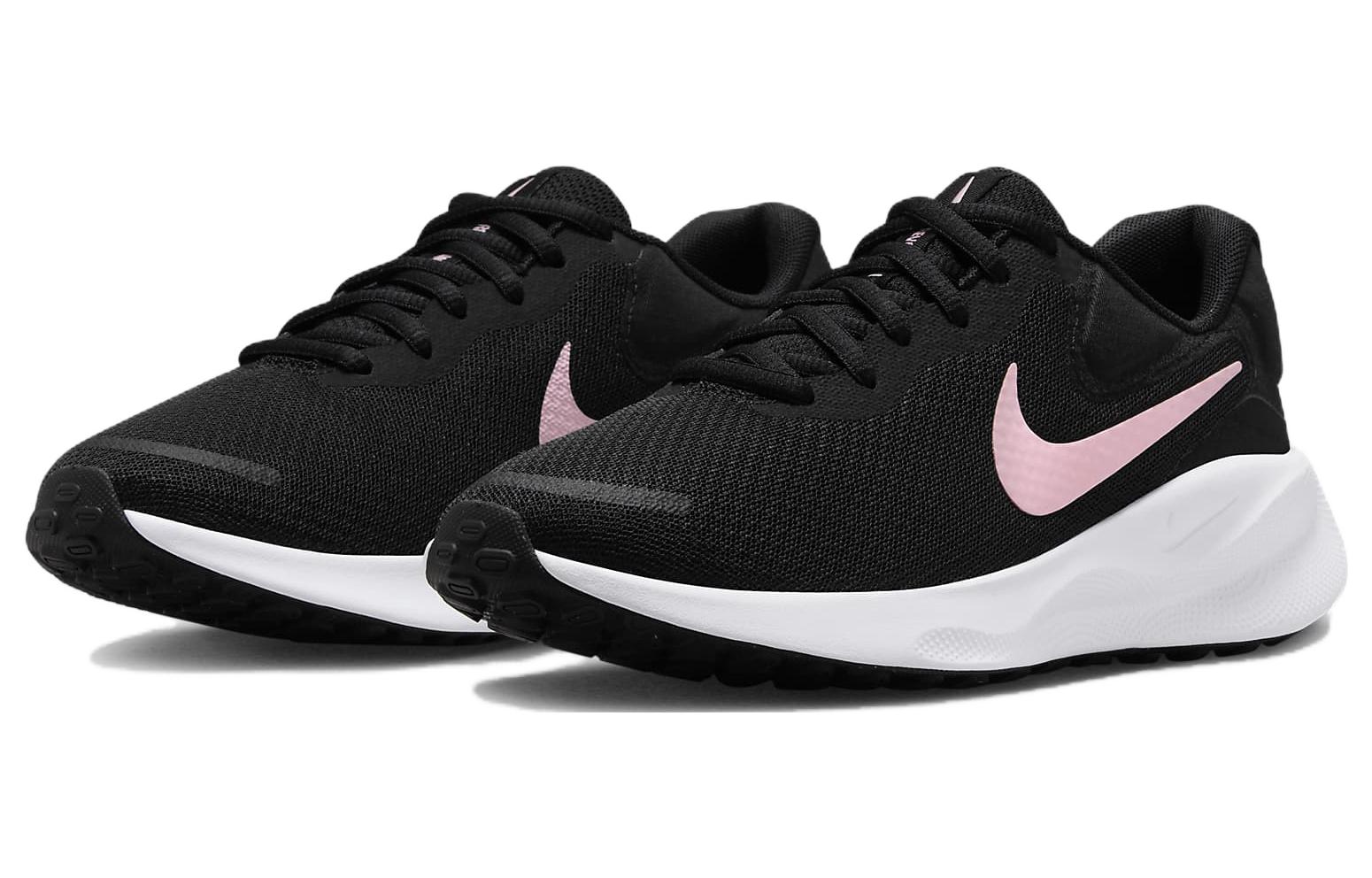 (WMNS) Nike Revolution 7 'Black Soft Pink' FB2208-004