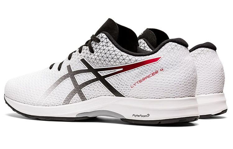 ASICS Lyteracer 4 2E Wide 'White Black' 1011B350-100