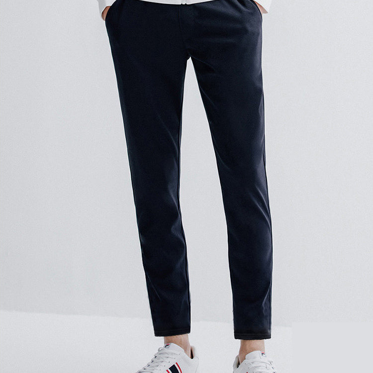 FILA Knit Straight Casual Sports Pants Blue F11M028610F-NV