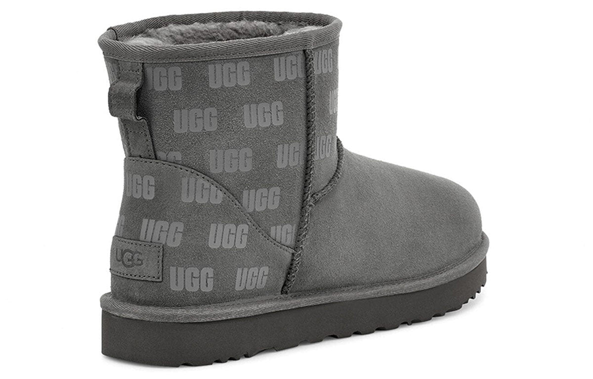 UGG Classic Mini II Snow Boots Gray 1119391-CHRC