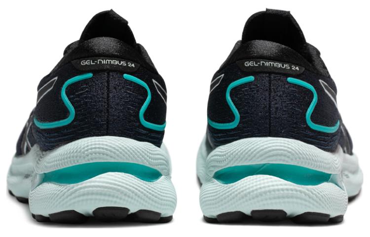 (WMNS) ASICS Gel-Nimbus 24 D 'Black Blue' 1012B199-005