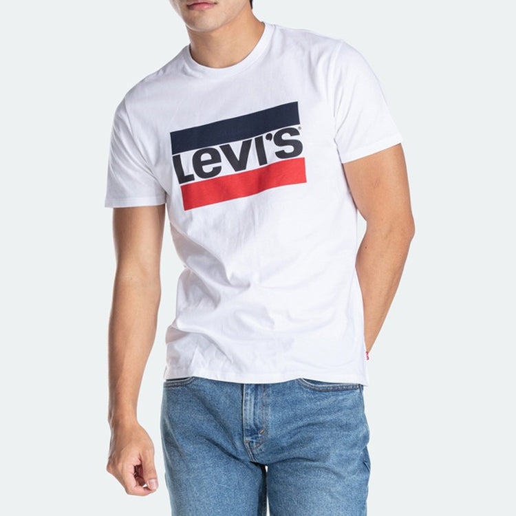 Men's Levis Retro Sports Short Sleeve White 39636-0000