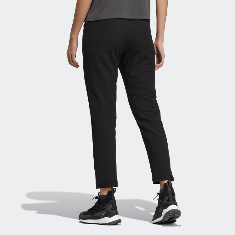 (WMNS) adidas Terrex Utilitas Soft Shell Outdoor Trousers 'Black' IC7987