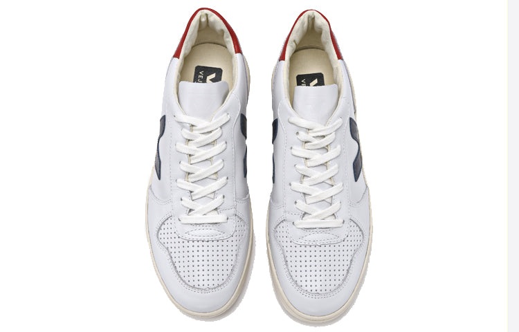 Veja V-10 Lace-Up 'White Nautico Pekin' VX021267