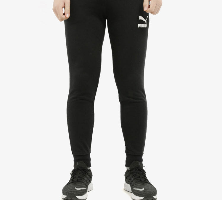 PUMA Regular Track Sweatpants 'Black White' 595894-01