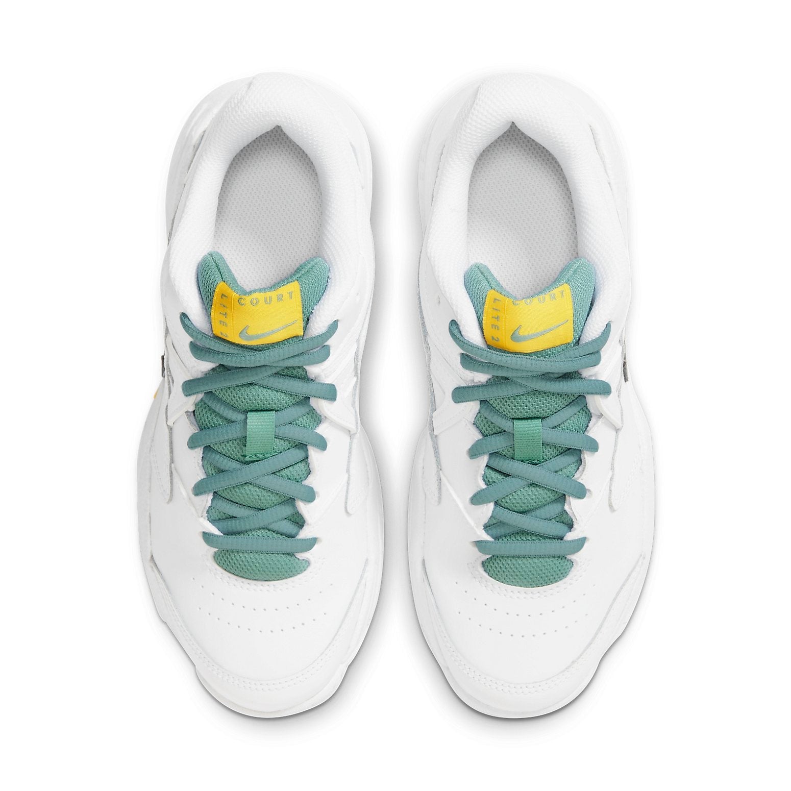 (WMNS) Nike Court Lite 2 'White Green Yellow' AR8838-108