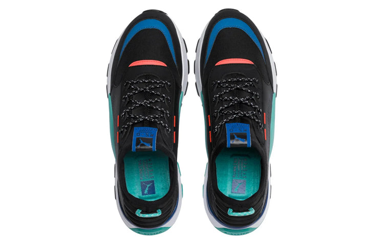 PUMA Rs-0 Trail Low Top Running Shoes Black/Blue 371829-03
