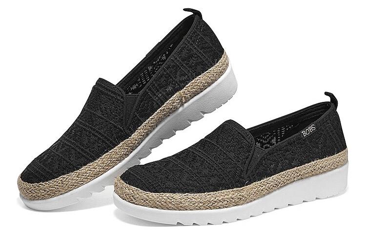 (WMNS) BOBS Flexpadrille HI Crisp Meadow 'Black' 113990-BLK