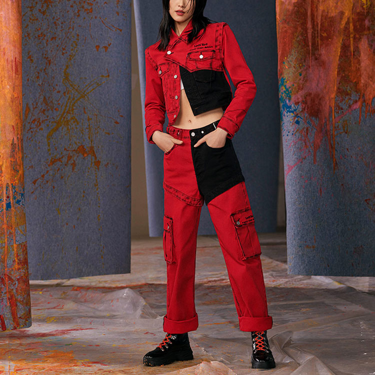 Levis x Feng Chen Wang Crossover Casual Jacket Red A1054-0000