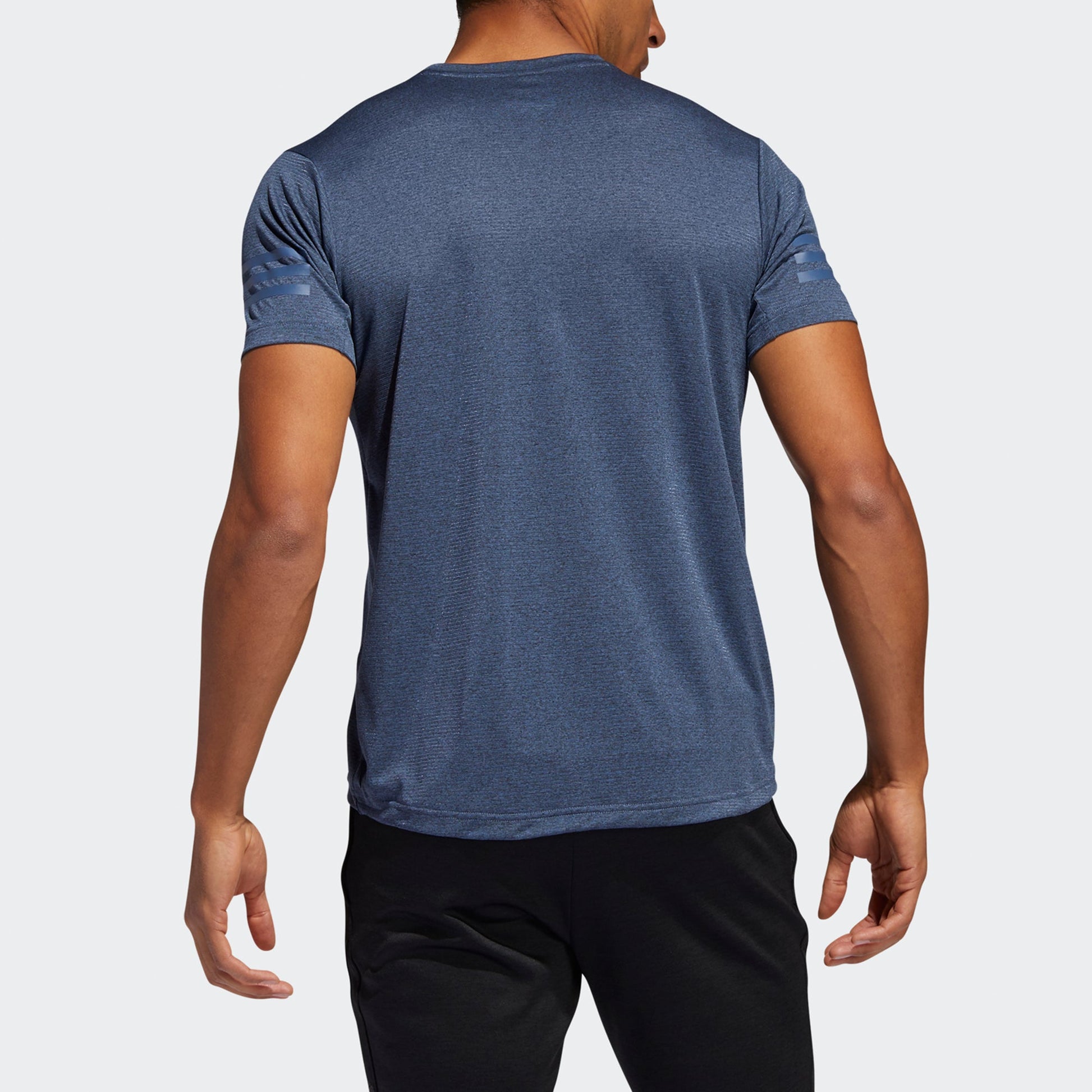 adidas Freelift Cc Training Sports Quick Dry Short Sleeve Blue Gray EC1101