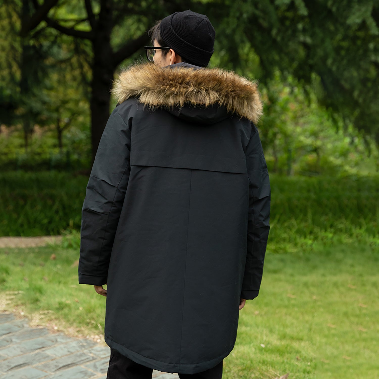 New Balance Long Puff Down Jacket Asia Sizing 'Black' 5PC44303-BK