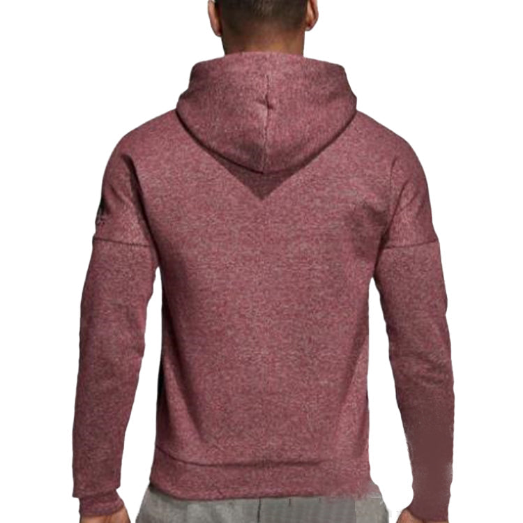 Men's adidas Sports Stylish Knit Red Brown Jacket CY9861