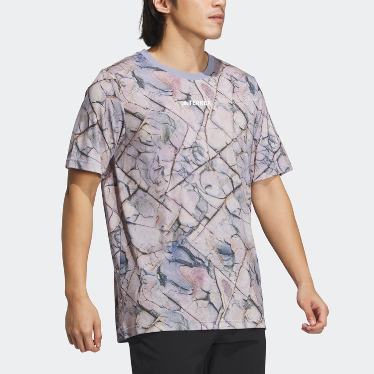 adidas x National Geographic Tencel Short Sleeve Tee 'Grey' IC2000