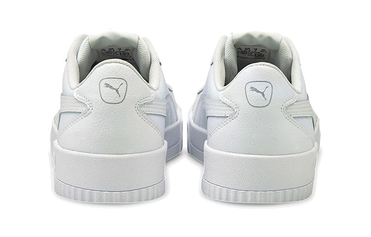(WMNS) PUMA Carina Crew 'White Silver' 374903-02