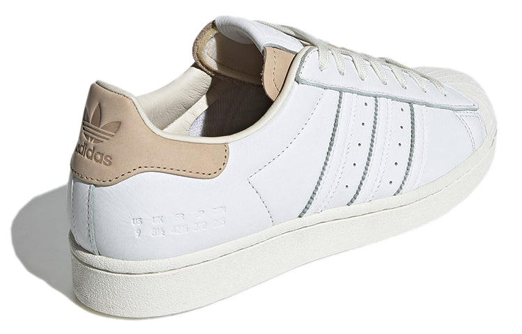 adidas Superstar 'Size Tag - Cloud White Brown' FY5477