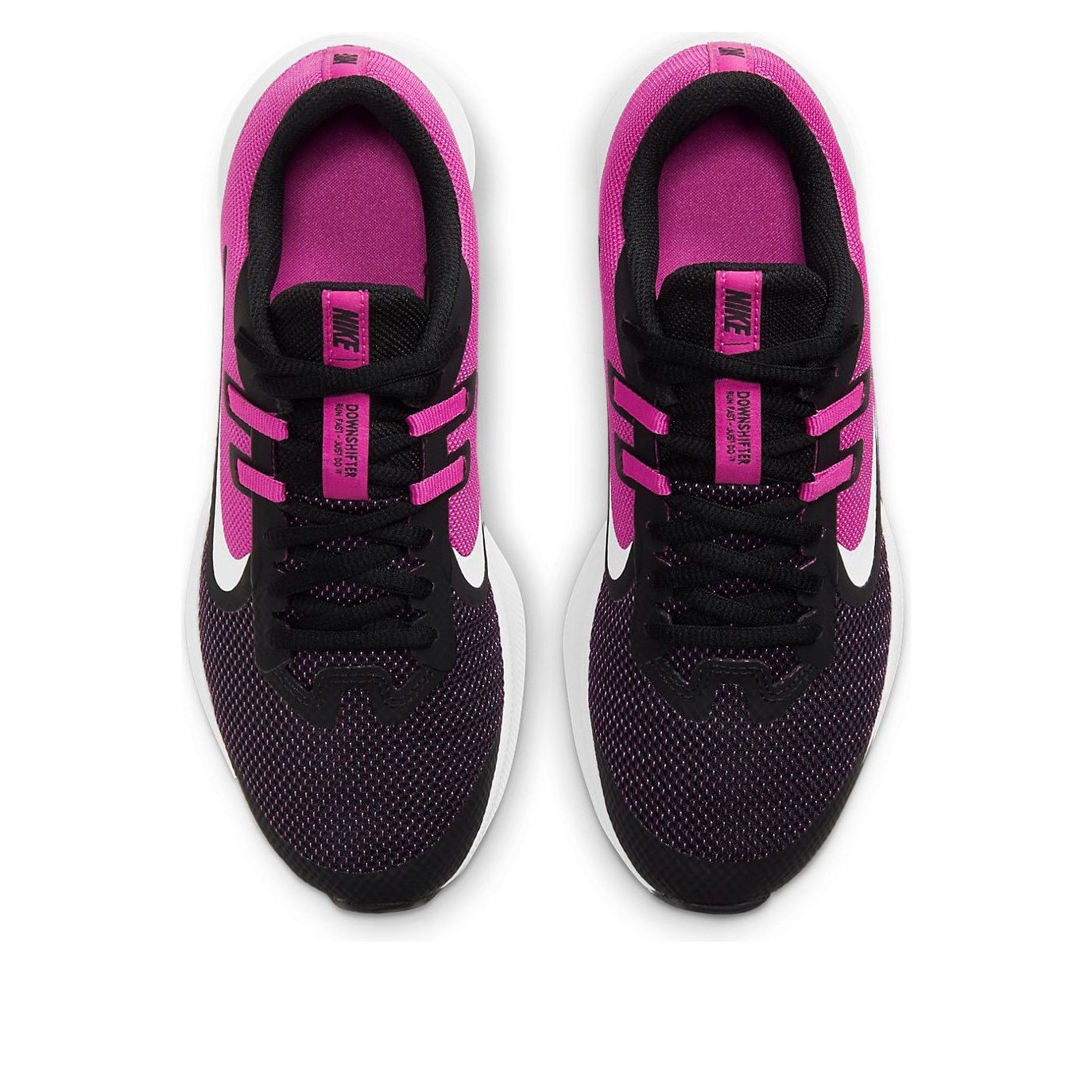 (GS) Nike Downshifter 9 'Black Active Fuchsia' AR4135-016