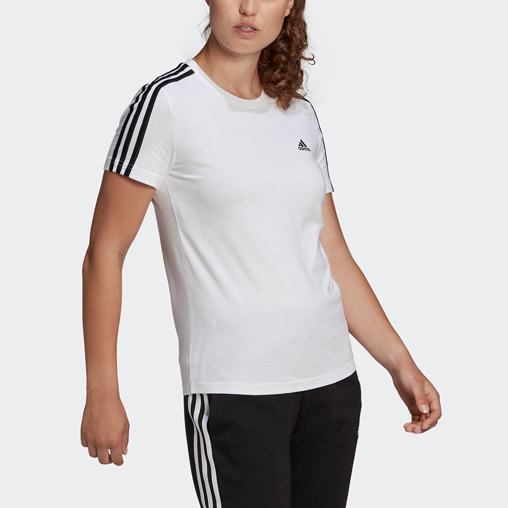 (WMNS) adidas W 3s T Sports Short Sleeve White T-Shirt GL0783