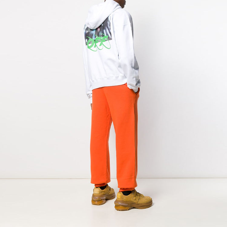 Off-White MENS Spray Blurred Oversized White OMBB037F19D250050188