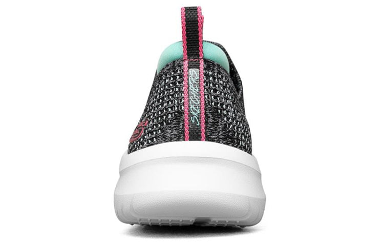 (WMNS) Skechers Ultra Flex 2.0 Running Shoes Black/White/Green 149181-BKW
