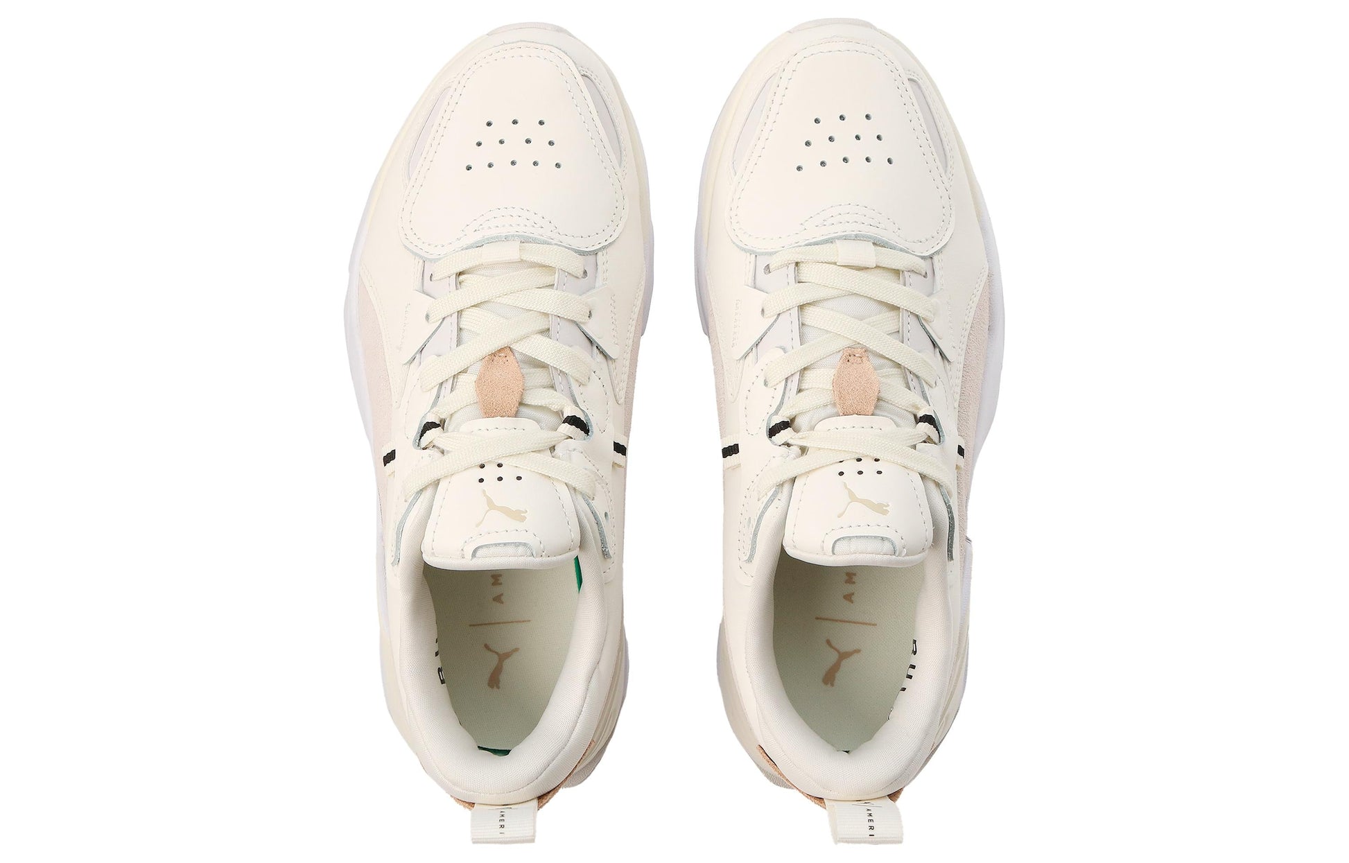 (WMNS) PUMA Orchid x Ameri 'Warm White Black' 393523-01