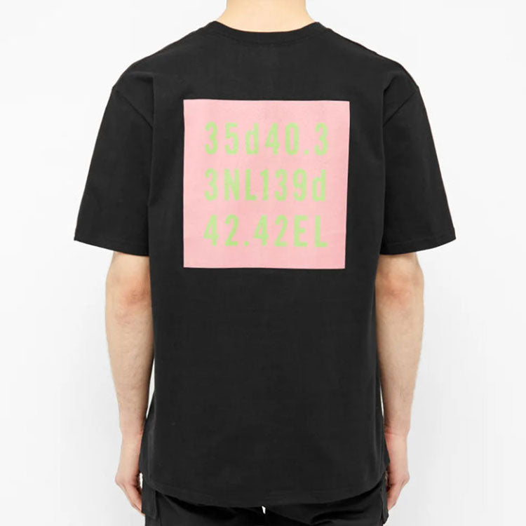 WTAPS GPS TEE SPOT Letters Short-Sleeve Unisex Black 192PCDT-ST06S