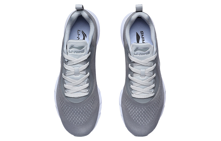 Li-Ning One Piece Lightweight Running Shoes 'Grey White' ARBR005-1