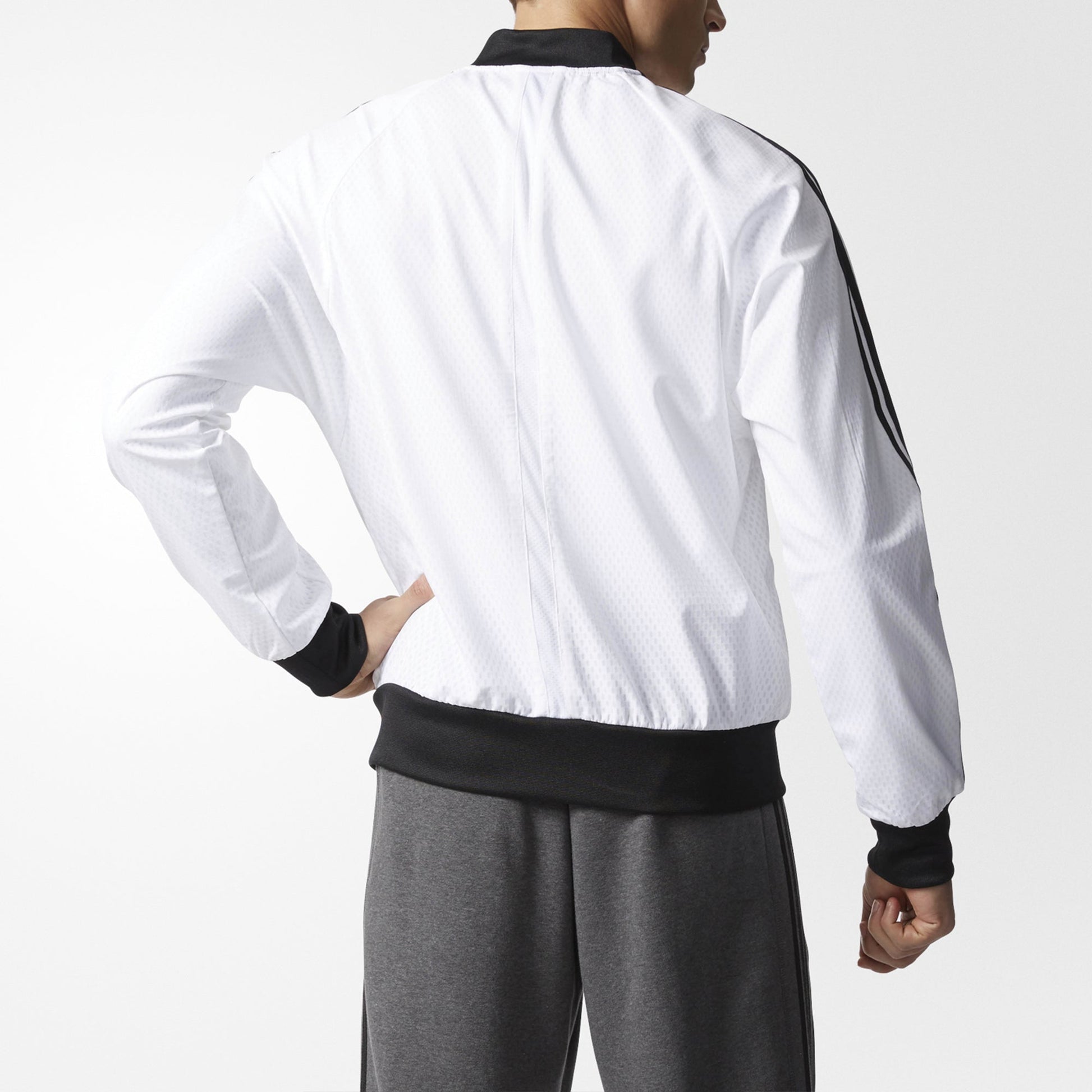 adidas Wb Enhanced Casual Sports Woven Jacket White BK5536