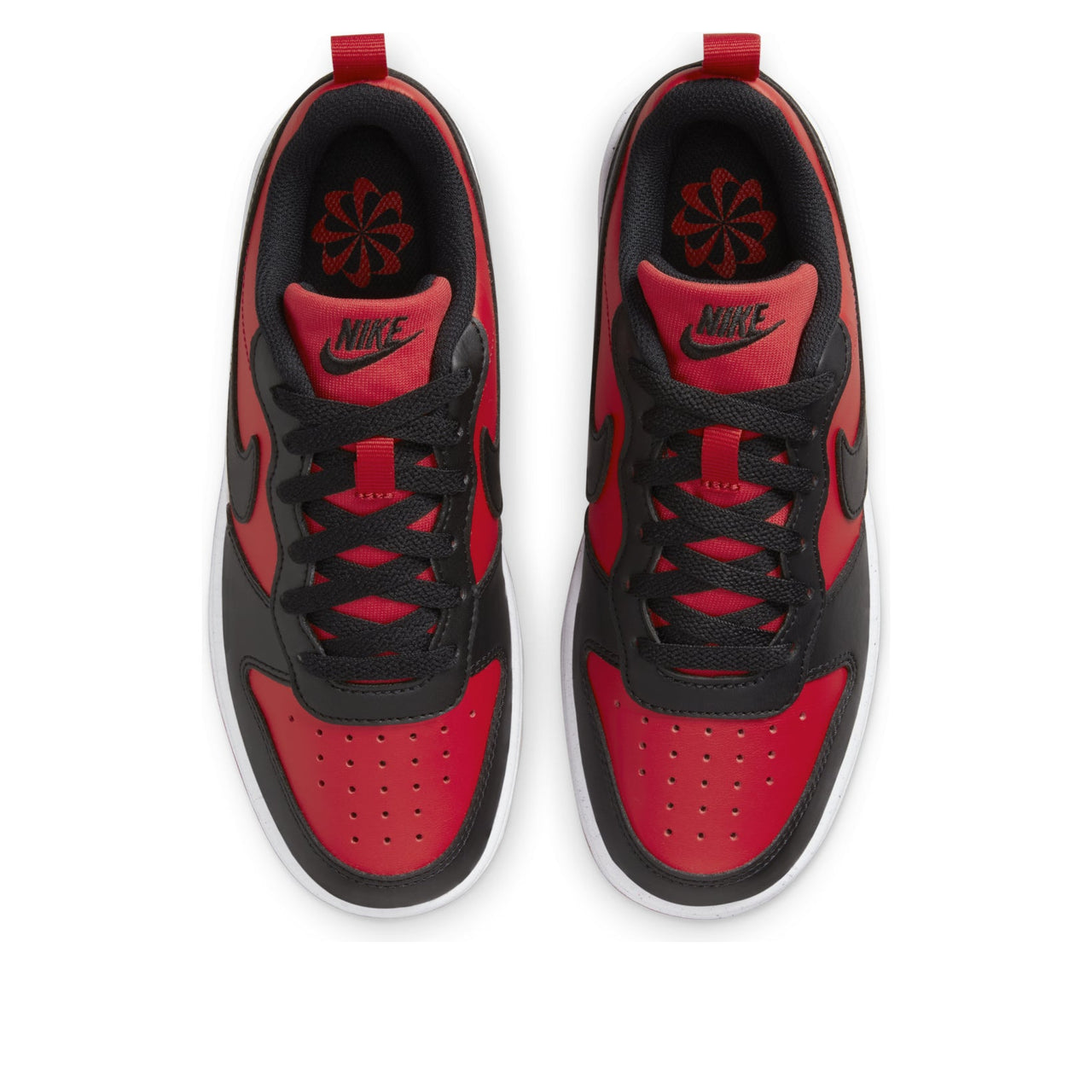 (GS) Nike Court Borough Low Recraft 'University Red Black' DV5456-600