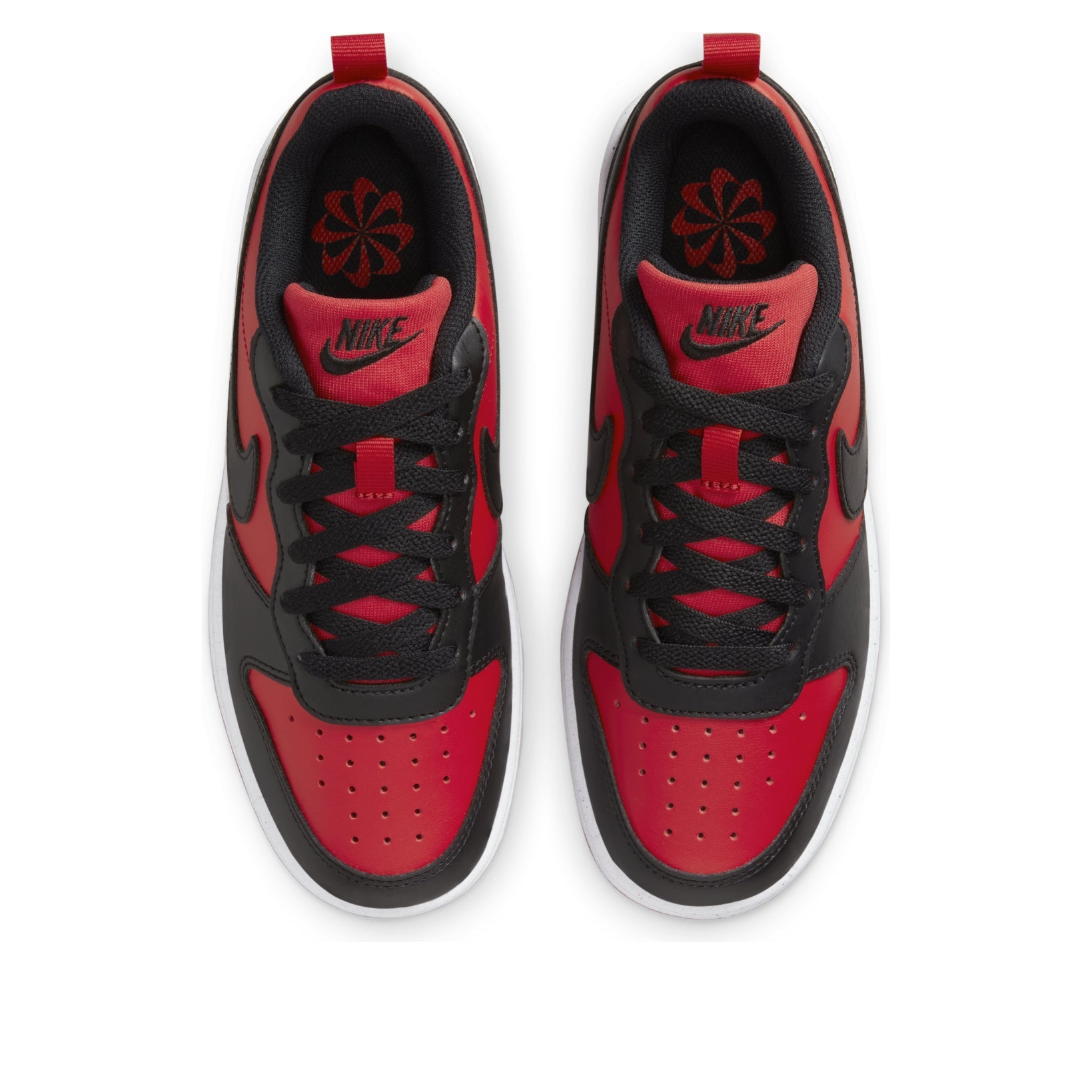 (GS) Nike Court Borough Low Recraft 'University Red Black' DV5456-600