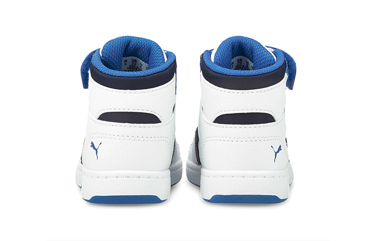(TD) PUMA Rebound Lay-up Sl Casual Shoes White/Blue/Black 370489-13