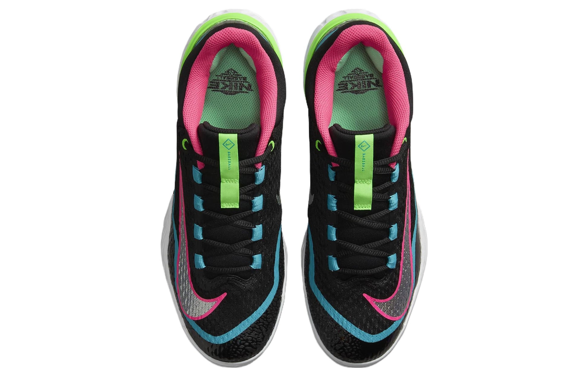 Nike Alpha Huarache Elite 4 Low 'Black Teal Pink' DJ6521-002