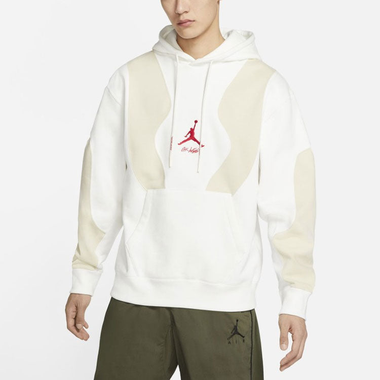 Air Jordan x Off-White Embroidered logo Hoodie Asia Sizin 'White' CV0541-134