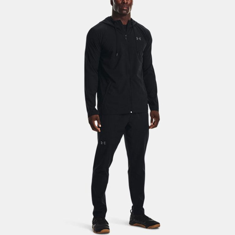 Under Armour Perforated Windbreaker Jacket 'Black' 1370499-001